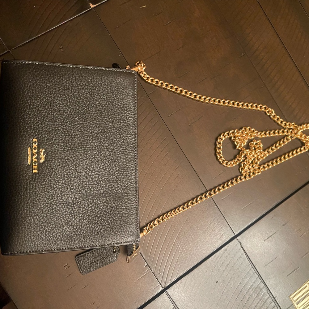 Coach Black and Brown Interior Bag